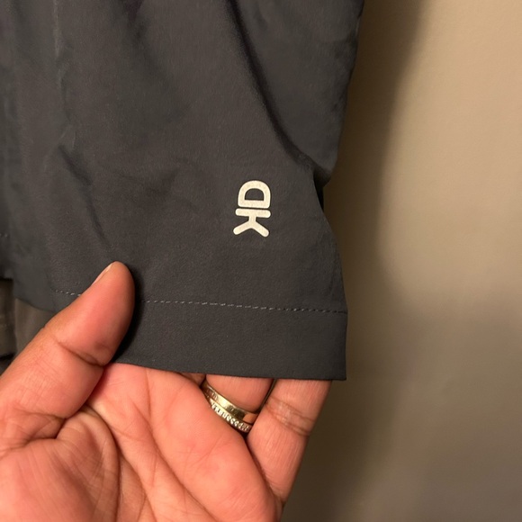 Little Donkey Andy shorts - gray/blue 2 layer running/active w/pockets - Picture 4 of 12